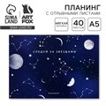 Планинг с отрывными листами А5, 40л. Мягкая обложка «Космос» 10208296 - фото 16925711