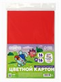 Картон цветной тонированный, А4, 16 листов, 16 цветов, немелованный, двусторонний, в пакете, 180 г/м², Смешарики 10026312 - фото 16925991