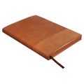 Ежедневник недатированный А5, 80 листов, линия, обложка кожзам лайт, Коричневый 10222835 - фото 16926939