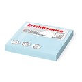 Блок с липким краем бумажный 75х75 мм, ErichKrause, 100 листов, голубой 10429739 - фото 16928238