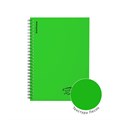 Тетрадь А5 80 листов в клетку на спирали ErichKrause Motion, с пластиковой обложкой зеленый, 10429848 - фото 16928294