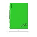 Тетрадь А5 80 листов в клетку на спирали ErichKrause Motion, с пластиковой обложкой зеленый, 10429848 - фото 16928295
