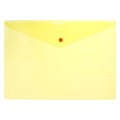 Набор папок-конверов на кнопке 5 шт. Calligrata, А4, 120мкм, желтые 10349713 - фото 16932012