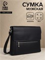 Сумка мужская деловая, TEXTURA, 3 наружных кармана, цвет чёрный 10430295 - фото 16933087