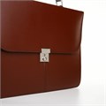 Портфель деловой, 38*3,5*28 см, отд на клапане, дл.ремень, коричневый 10463002 - фото 16935480