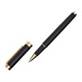 Ручка подарочная роллер в кожзам футляре Офис корпус черный/золото 10562183 - фото 16936298