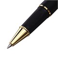 Ручка подарочная роллер в кожзам футляре Офис корпус черный/золото 10562183 - фото 16936299