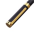 Ручка подарочная роллер в кожзам футляре Офис корпус черный/золото 10562183 - фото 16936300