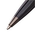 Ручка подарочная шариковая в кожзам футляре поворотная Эксклюзив корпус черный/серебро 10562205 - фото 16936417