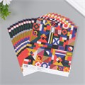 Бумага для скрапбукинга "Color geometry" плотность 180 гр набор 10 шт 15,5х17 см 10718208 - фото 16937517