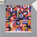 Бумага для скрапбукинга двусторонняя "Color geometry" плотность 180 гр набор 5 шт 30,5х32 см   10718 10718344 - фото 16937882