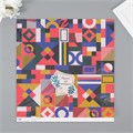 Бумага для скрапбукинга двусторонняя "Color geometry" плотность 180 гр набор 5 шт 30,5х32 см   10718 10718344 - фото 16937884