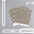 Бумага для скрапбукинга двусторонняя "Монстрики и листья" плотность 180 гр набор 10 шт 15,5х17 см 10718375 - фото 16938020