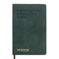 Ежедневник недатированный, А5, 140л, клетка, обл.кожзам, Зеленый 10536929 - фото 16938474
