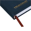 Ежедневник недатированный, А5, 140л, клетка, обл.кожзам, Синий 10536931 - фото 16938487