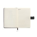 Ежедневник недатированный А5, 140л, клетка, к/зам, с ручкой, в подар. короб., Серый 10536933 - фото 16938519