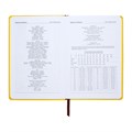 Ежедневник недатированный, А5, 140л, клетка, обл.кожзам, с хлястиком, Цветы, желтый 10536937 - фото 16938556