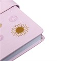 Ежедневник недатированный, А5, 140л, клетка, обл.кожзам, с хлястиком, Цветы, сиреневый 10536939 - фото 16938576