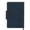 Ежедневник недатированный, А5, 140л, клетка, обл.кожзам, на кнопке, Синий 10536963 - фото 16938805