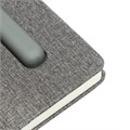 Ежедневник недатированный A5, 96л, лин, держатель для телефона/планшета/ручки, Серый 10537021 - фото 16938908