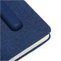 Ежедневник недатированный A5, 96л, лин, держатель для телефона/планшета/ручки, Синий 10537022 - фото 16938917