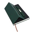 Ежедневник недатированный A5, 96л, лин, держатель для телефона/планшета/ручки, Зеленый 10537023 - фото 16938924