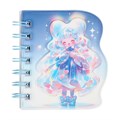 Записная книжка подарочная на гребне 80л,линия, цветной блок,облож.ПВХ 3D Аниме(10,2х10,5см)   10539 10539909 - фото 16939147