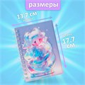 Записная книжка подарочная на гребне 80л,линия, цветной блок,облож.ПВХ 3D Аниме(17,7х13,7см)   10539 10539913 - фото 16939170