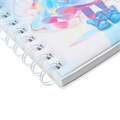 Записная книжка подарочная на гребне 80л,линия, цветной блок,облож.ПВХ 3D Аниме(17,7х13,7см)   10539 10539915 - фото 16939186