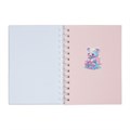 Записная книжка подарочная на гребне 80л,линия, цветной блок,обложка ПВХ 3D Мишка(17,6х13,5см)   105 10539948 - фото 16939398