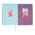 Записная книжка подарочная 96л,линия, цветной срез,обложка ПВХ 3D Кошка (17,7х12,4см) 10539963 - фото 16939502