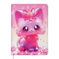 Записная книжка подарочная 96л,линия, цветной срез,обложка ПВХ 3D Кошка (17,7х12,4см) 10539965 - фото 16939514