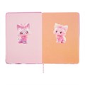 Записная книжка подарочная 96л,линия, цветной срез,обложка ПВХ 3D Кошка (17,7х12,4см) 10539965 - фото 16939518