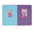 Записная книжка подарочная 96л,линия, цветной срез,обложка ПВХ 3D Кошка (17,7х12,4см) 10539965 - фото 16939520