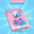 Записная книжка подарочная 96л,линия, цветной срез,обложка ПВХ 3D Мишка (17,7х12,4см) 10539971 - фото 16939558