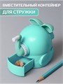 Точилка механическая с контейнером Сова Зеленая 10783979 - фото 16939921