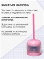 Точилка электрическая (батарейки в комплект не входят). работает от 2-х АА батареек Розовый 10783987 - фото 16940005