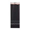 Набор карандашей чернографитных 8 штук (14В, 10В, 6В, 4В, 2В, В, Н, 2Н) 10325522 - фото 16940257