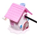 Точилка механическая с контейнером, 5 видов заточки, Домик розовый 10606257 - фото 16940315