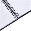Записная книжка А4, 96 листов на гребне ESCALADA, интегральная обложка из искусственной кожи, тиснение фольгой, блок 70 г/м2, чёрный 10548881 - фото 16940456