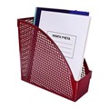 Лоток для бумаг вертикальный Calligrata "Офис-класс", пластиковый, бордовый 10372609 - фото 16941298