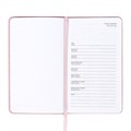 Планинг карманный недатированный 80 листов, 100х170мм, deVENTE.Elizabeth, твердая обложка кожзам с поролоном, хлястик, блок 70, розовый 10815537 - фото 16941401