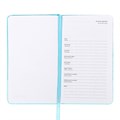 Планинг карманный недатированный, 80 листов, 100х170 мм, deVENTE.Tailor, твердая обложка кожзам с поролоном, хлястик, ляссе, блок 70%, голубой 10815539 - фото 16941416