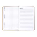Ежедневник недатированный, обложка ПВХ, формат А5, 140 л, клетка, с хлястиком, Бежевый 10710102 - фото 16942394
