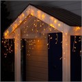 Гирлянда «Бахрома» 4 × 0.6 м, IP44, прозрачная нить, 180 LED, свечение жёлтое, 8 режимов, 220 В 187269 - фото 16951570