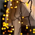 Гирлянда «Бахрома» 3 × 0.6 м, IP44, УМС, тёмная нить, 160 LED, свечение жёлтое, 220 В 187287 - фото 16951664
