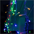 Гирлянда «Бахрома» 4 × 0.6 м, IP44, прозрачная нить, 180 LED, свечение мульти, 8 режимов, 220 В 671668 - фото 16952109