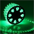 Световой шнур Luazon Lighting 11 мм, IP65, 100 м, 24 LED/м, 220 В, 2W, постоянное свечение, свечение зелёное 767710 - фото 16952603
