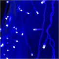 Гирлянда «Бахрома» 3 × 0.6 м, IP44, УМС, белая нить, 160 LED, свечение синее, 220 В 1080175 - фото 16953346