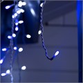 Гирлянда «Бахрома» 3 × 0.6 м, IP44, УМС, белая нить, 160 LED, свечение бело-синее, мигание, 220 В 1080183 - фото 16953471